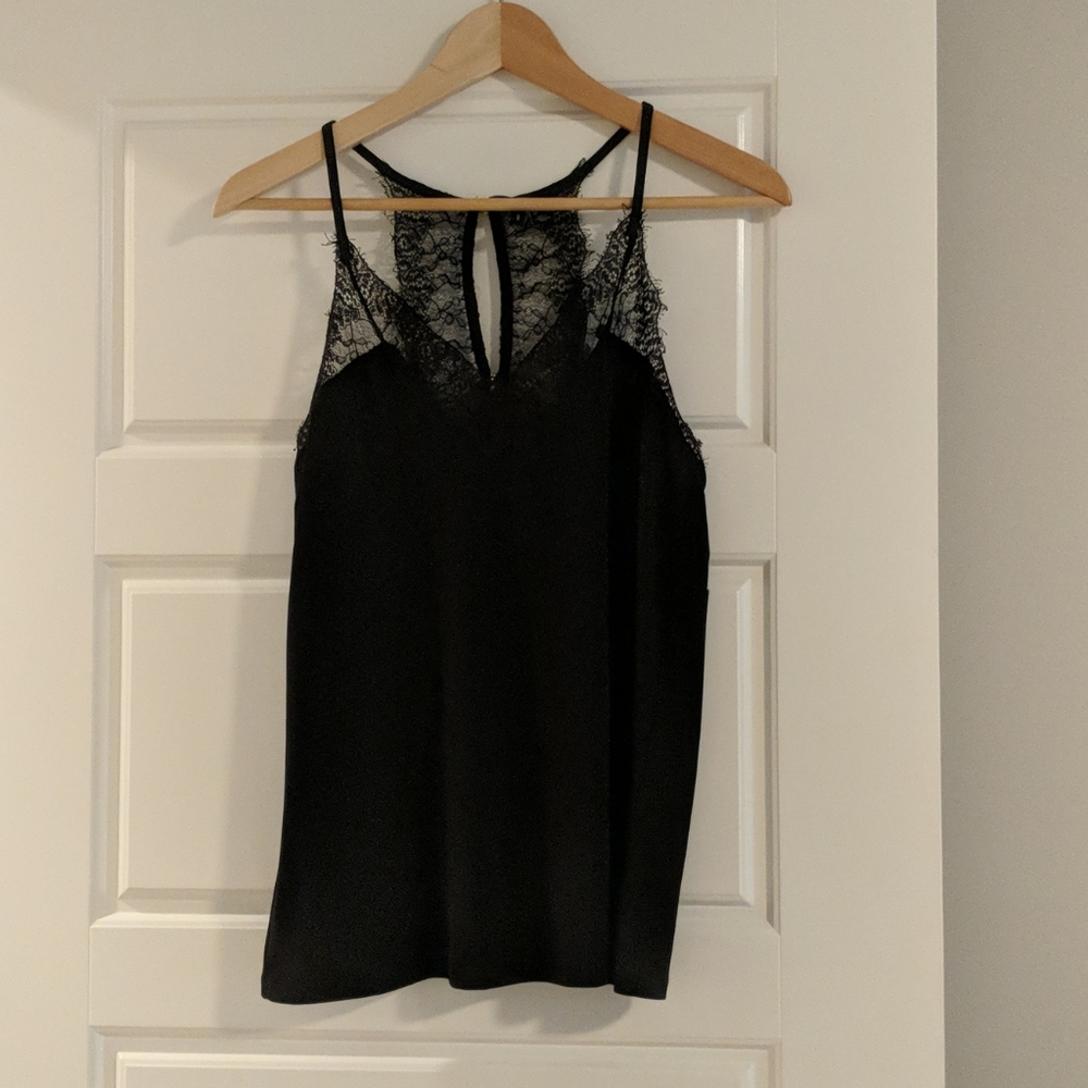 Vero Moda black lace tank top